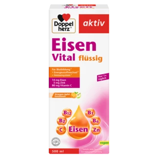 Abbildung der Produktverpackung Doppelherz aktiv Eisen Vital Frontansicht